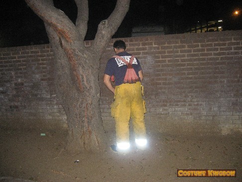 Peeing Fireman