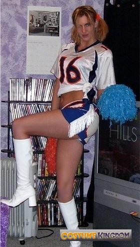 Broncos Cheerleader w out chaps