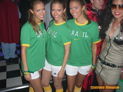 Triplet Brazillian Soccer Team