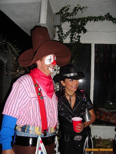 Rodeo Clown and the Cowgirl