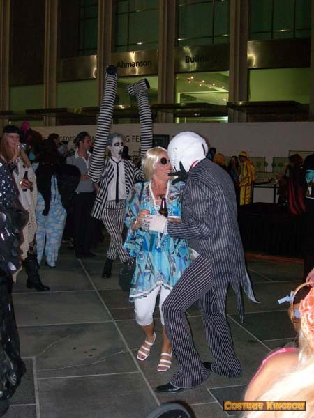 Jack Skellington Hippie and Bettlejuice getting down 