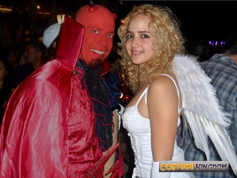 Angel and devil couple