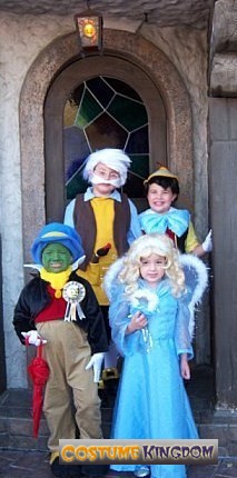 Pinocchio Jiminy Cricket Geppetto and Blue Fairy