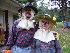 Scarecrow couple