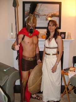 King Leonidas and Queen Gorgo from 300