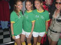 Triplet Brazillian Soccer Team