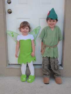 Tinker Bell and Peter Pan