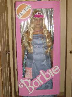 barbie in its package